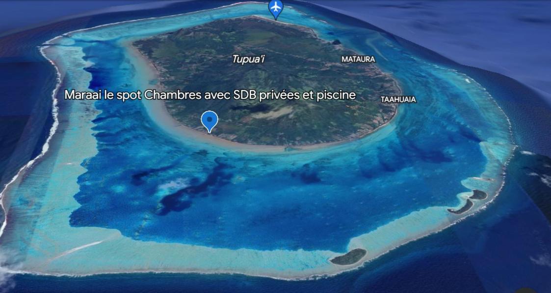 Mara'Ai Le Spot Tubuai Chambre Triple Taahueia Deluxe Sdb Privee Avec Piscine Mataura 外观 照片